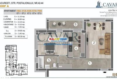 Apartament cu 2 camere decomandat, mobilat în Berceni - 10