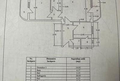Apartament cu 2 camere în Traian