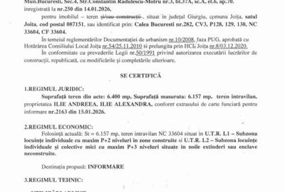 Teren Construcții intravilan de 6400 mp, în Joița - 4