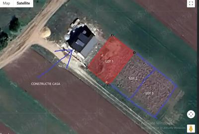 Loturi de teren construibil a cate 330 mp, 15M DESCHIDERE, COMUNA BERCENI JUDETUL ILFOV