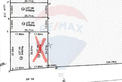 Teren de vanzare 624mp stradal utilitati, Adunatii Copaceni, Giurgiu - 2