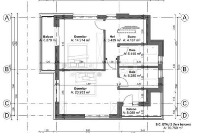 Duplex cu 5 camere cu Canalizare în 1 Decembrie 1918 - 3