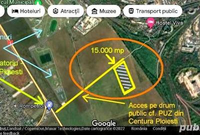 Teren intrav/comercial/constr_OCAZIE unica_Ploiesti. Parc Mun. Vest_1,5 ha - 3