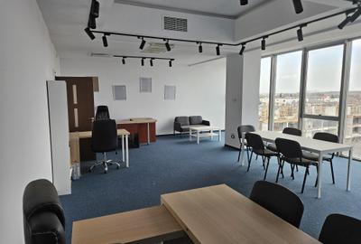 Birou mobilat 57 mp, etajul 4 – clădire de birouri în Voluntari (Pipera 17) - 10