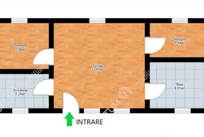Apartament cu 3 camere decomandat în Trei Stejari - 3