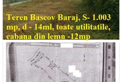 Teren BASCOV- BARAJ, 1.003mp, toate utilitatile - 2