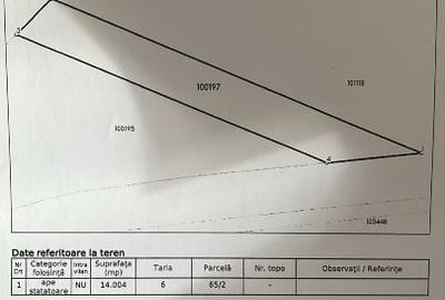 Teren extravilan cu luciu de apa comuna Vladesti - 3