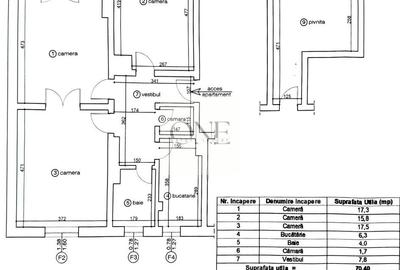 Apartament cu 3 camere decomandat în Bartolomeu - 11