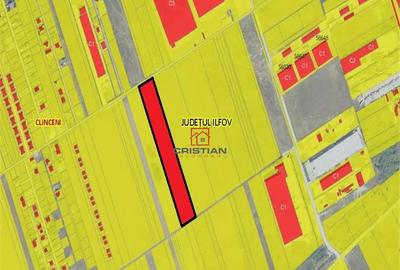 Teren de 16450 mp, în Clinceni