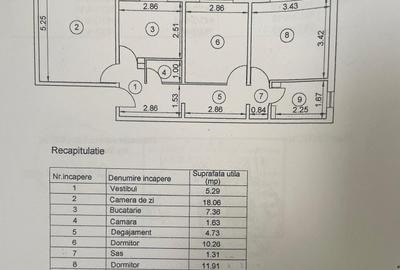 Apartament cu 3 camere decomandat, mobilat în Nicolina - 3