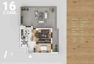 Apartament cu 2 camere decomandat, mobilat în Theodor Pallady - 4