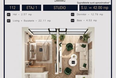 Apartament cu 2 camere decomandat în Militari - 8