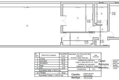 Apartament 2 camere cu terasa de 76 mp Popesti Agnes. - 3