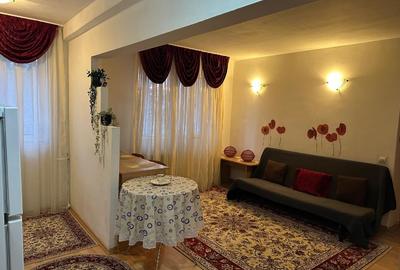 Apartament cu 2 camere semidecomandat, mobilat în Băneasa