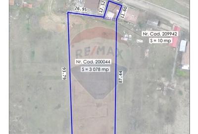 Teren Construcții intravilan de 3201 mp, în Nord-Est