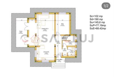 Casă cu 5 camere cu Teren 480 Mp în Jucu - 2
