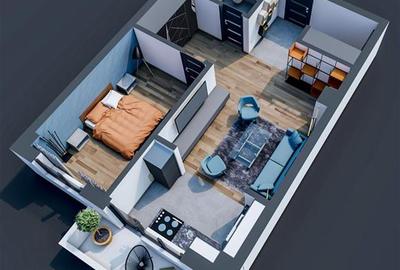 Apartament cu 2 camere decomandat în Bucium - 12
