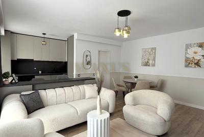 Apartament cu 3 camere semidecomandat, mobilat în Florești