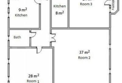 Apartament 3 camere, 132mp, zona Patrimoniul Cultural Na?io - 29