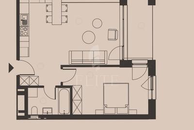 Apartament cu 2 camere semidecomandat în Central - 3