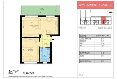 Apartament 2 camere decomandat, zona linistita !!! - 4