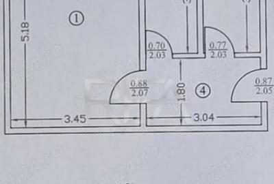 Garsoniera, 33 mp+boxa 6,4mp, P/4-Drumul Taberei - 1
