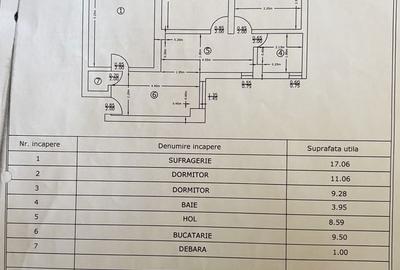 Apartament cu 3 camere în Central - 1