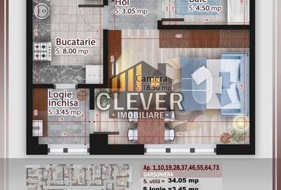 Garsonieră decomandată în Theodor Pallady - 1