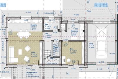 Duplex cu 5 camere cu Canalizare în Chinteni - 6