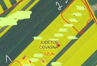 De vanzare terenuri intravilane intre Chilieni si Ozun - 2