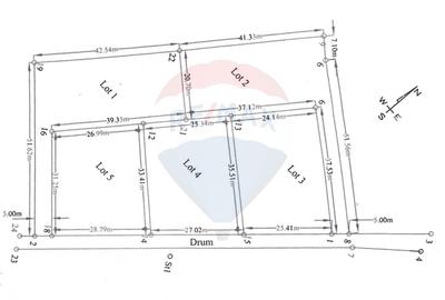 Teren de 2700 mp, în Central