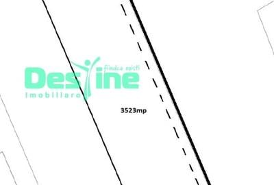 Tomesti-Chicerea, teren intravilan  3523 mp - 2