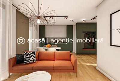 Apartament cu 2 camere decomandat, mobilat în UTA - 4