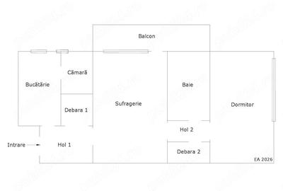Apartament cu 2 camere semidecomandat în Astra - 10