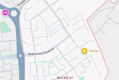 Apartament cu 2 camere decomandat în Micro 21