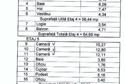 Apartament cu 5 camere decomandat, mobilat în Păcii - 43