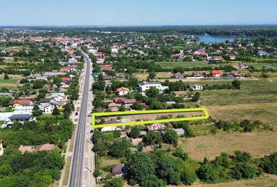 0% | Teren intravilan, 3300 mp, front 15 m | Snagov -Ghermanesti - 3