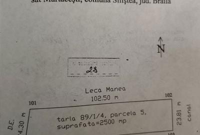 Teren de 2500 mp, în Central - 1