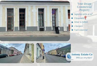 Spațiu comercial, de 49 mp, în Central