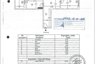 Apartament cu 3 camere decomandat, mobilat în Dorobanți - 9