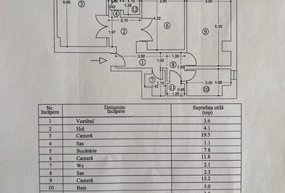 Apartament cu 3 camere decomandat, mobilat în Unirii - 3