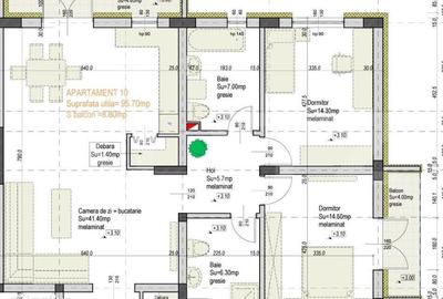 Apartament cu 3 camere în Sântandrei - 3