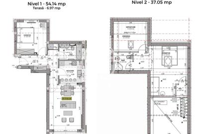Apartament cu 3 camere semidecomandat în Exterior Vest - 13