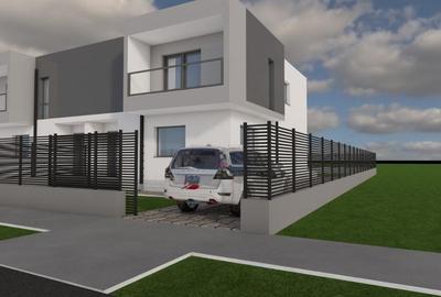 Duplex cu 4 camere cu Teren 600 Mp în Moșnița Veche - 3