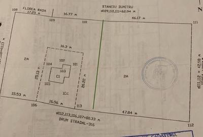 Teren intravilan 3367 mp cu casa demolabile 54 mp puț existent! - 5