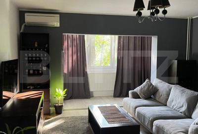 Apartament cu 2 camere semidecomandat, mobilat în Olteniței