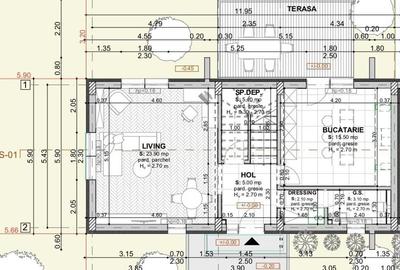 Vila 5cam-indiv la calcan-perete propriu/centru Popesti Leordeni - 6