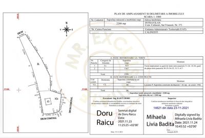 Teren Construcții intravilan de 2200 mp, în Călinești - 4
