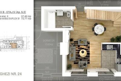 Universitate I 3 Camere I NOU I View Minunat I Duplex I Comision 0% - 5