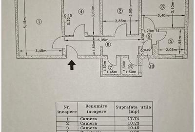 Apartament cu 3 camere decomandat, mobilat în Militari - 1